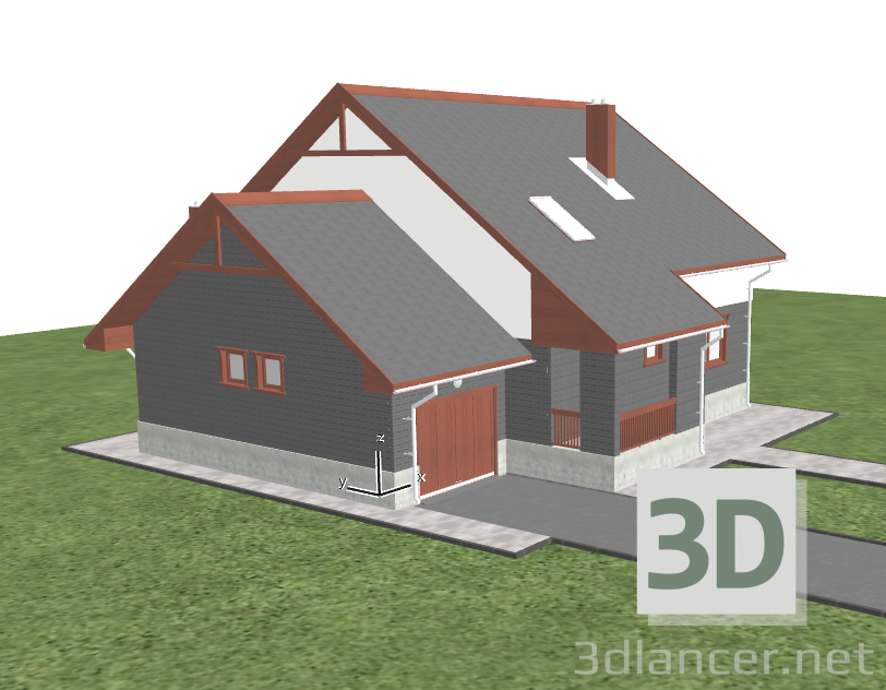 modèle 3D de Accueil 01 acheter - rendu