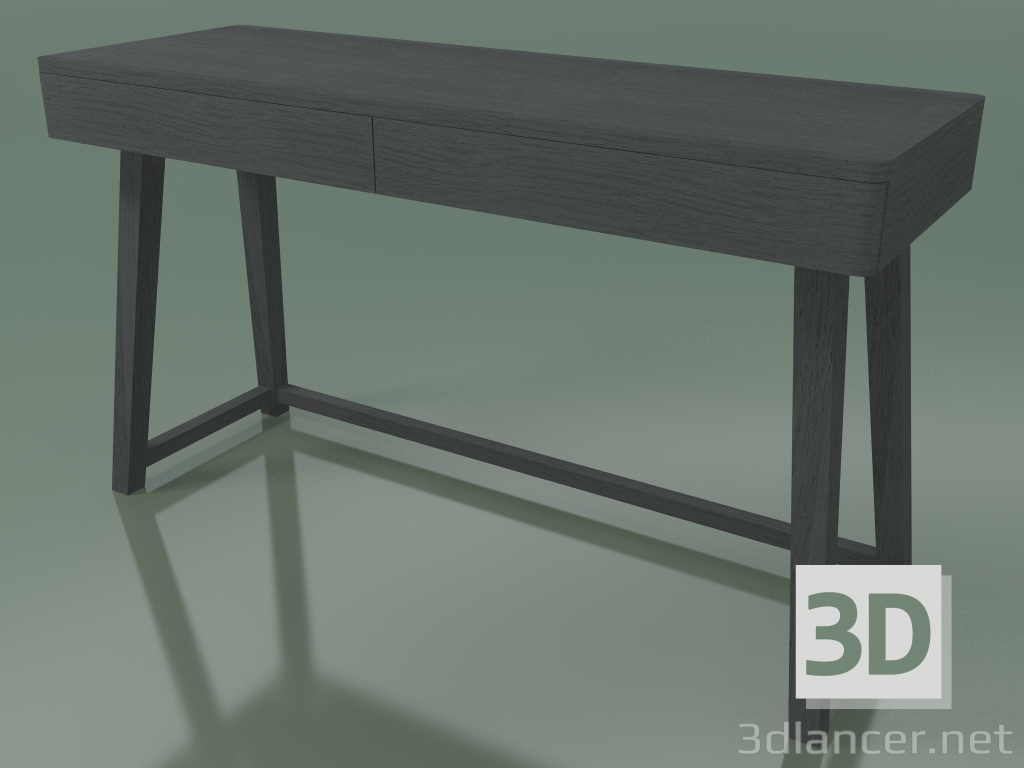 3d model Escritorio con dos cajones (50, gris) - vista previa