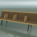 3d model Central module Waiting 4500BV (L 240 cm, Natural oak) - preview