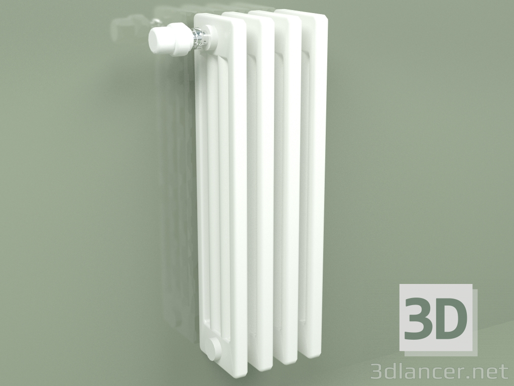 3d model Radiator Delta Laserline (DL4, H 600 mm, RAL - 9016) - preview