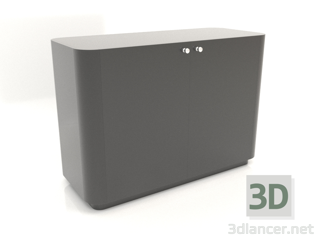 3d model Gabinete TM 031 (1060x450x750, plástico negro) - vista previa