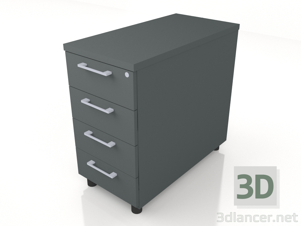 3D Modell Standfuß Standard KDT74 (402x800x740) - Vorschau