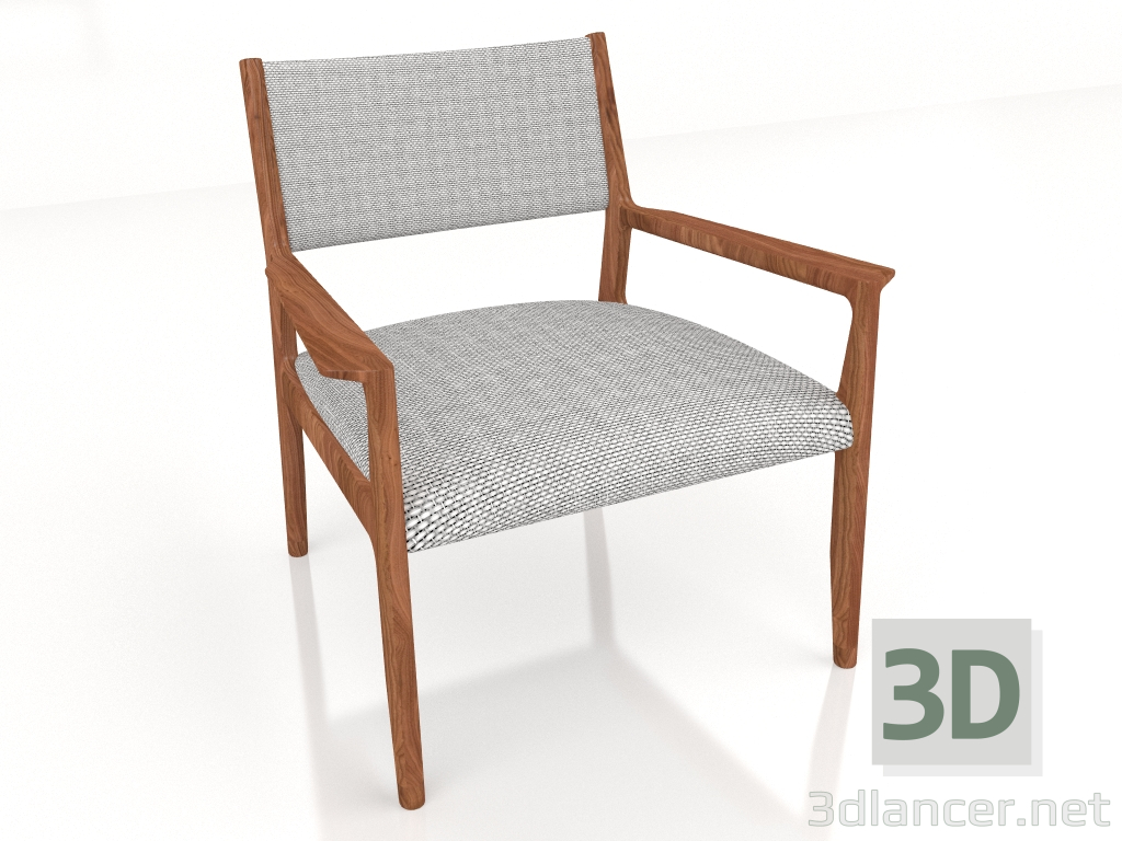 modèle 3D Lisa fauteuil - preview