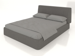 Cama de casal Picea 1600 (cinza)