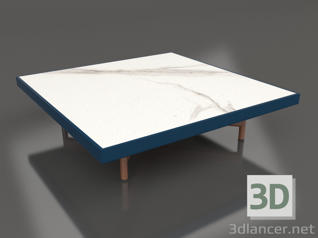 3d model Mesa de centro cuadrada (Gris azul, DEKTON Aura) - vista previa