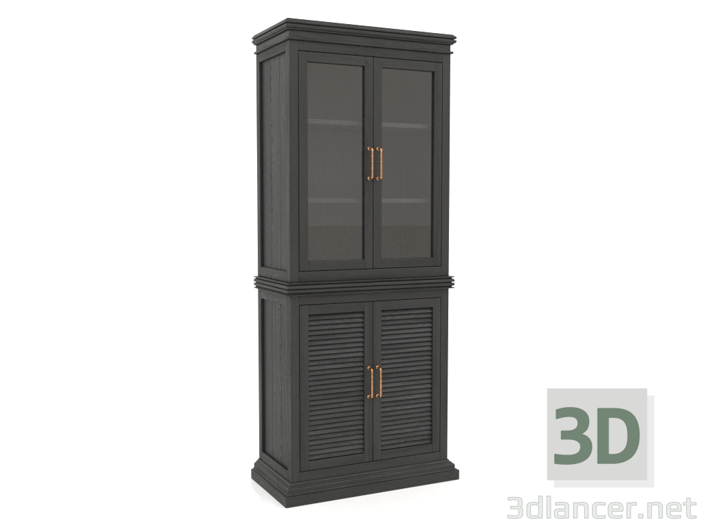 modello 3D Credenza (1 sezione) - anteprima