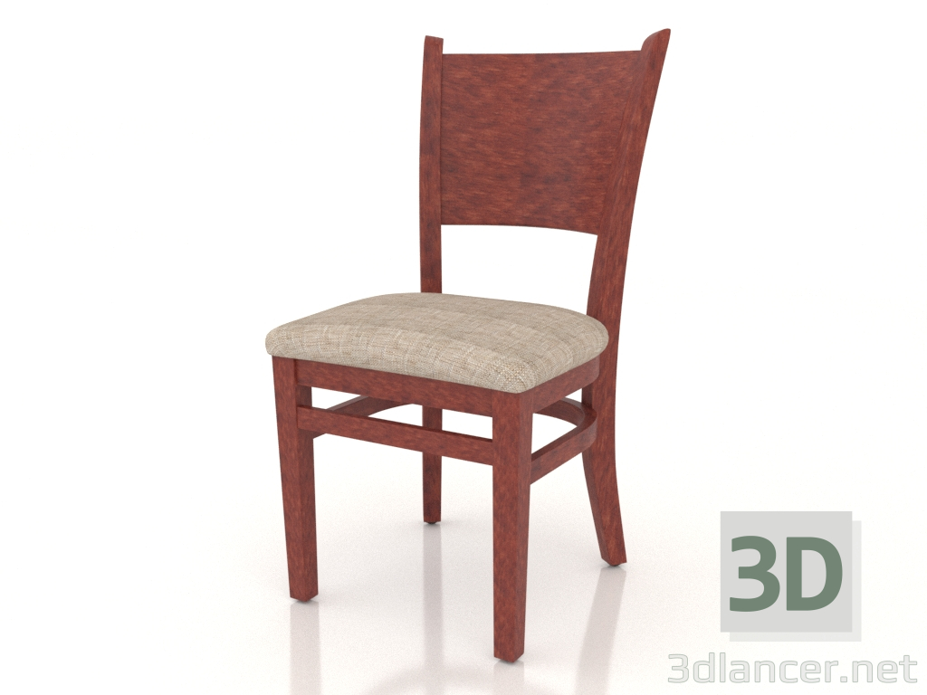 Modelo 3d Cadeira Bristol (cereja) - preview