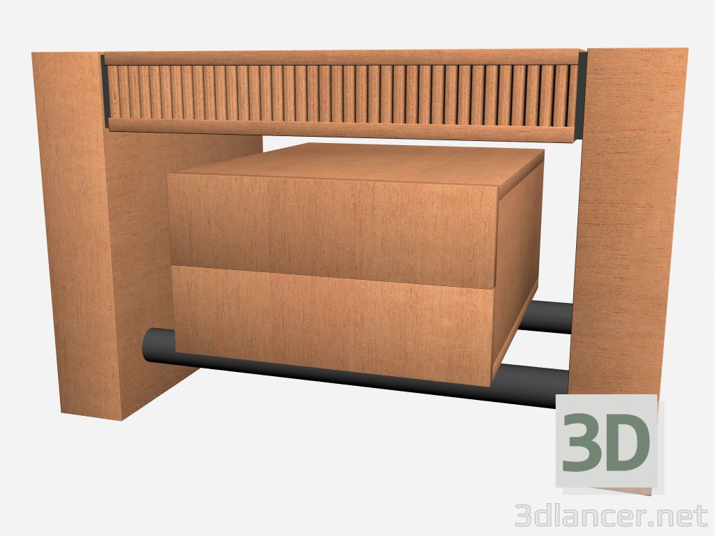 3D Modell Nachttisch 2 Ruthy - Vorschau