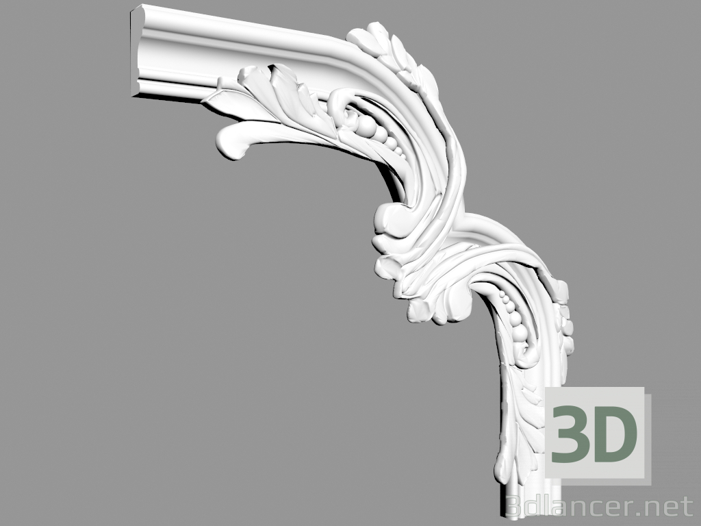 Modelo 3d Membro de esquina CF518-B - preview