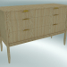 3d model Chest of 6 drawers (Light Oak) - preview