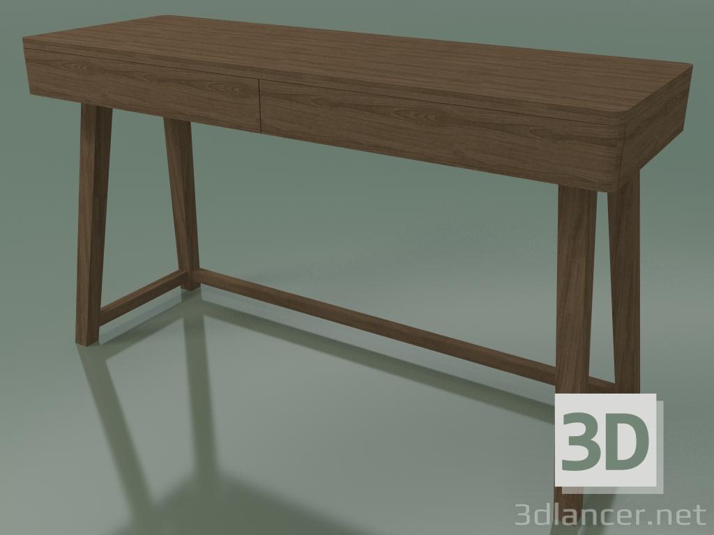 3d model Escritorio con dos cajones (50, natural) - vista previa