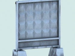 Reinforced concrete fence slab PO-2