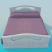 modello 3D Letto - anteprima