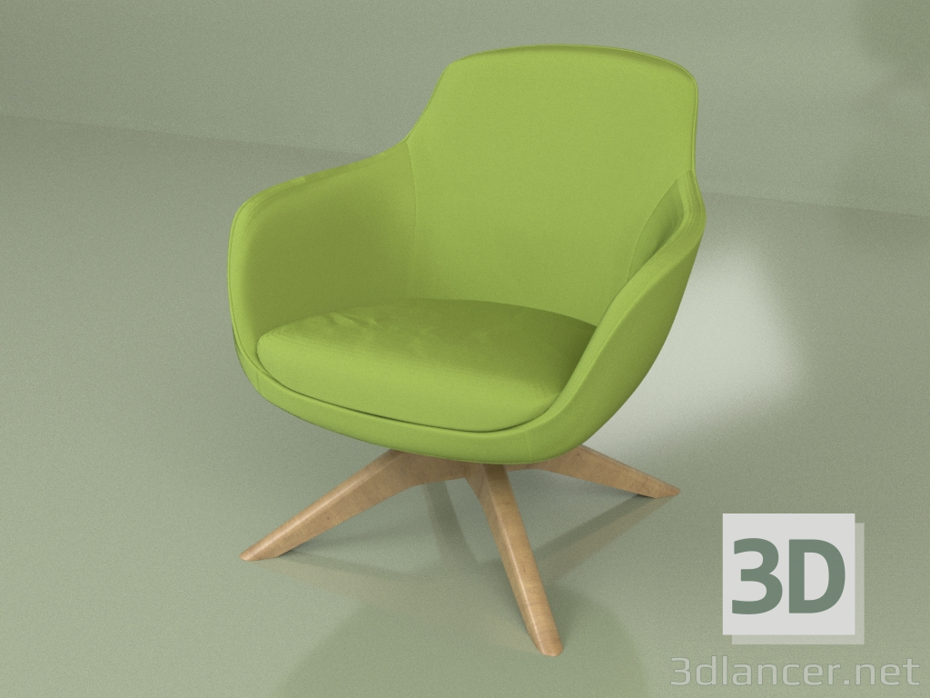 3d model Armchair Grace II - preview