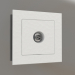 3d model TV socket (hammer silver) - preview