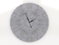 Horloge murale TWINKLE (argent)