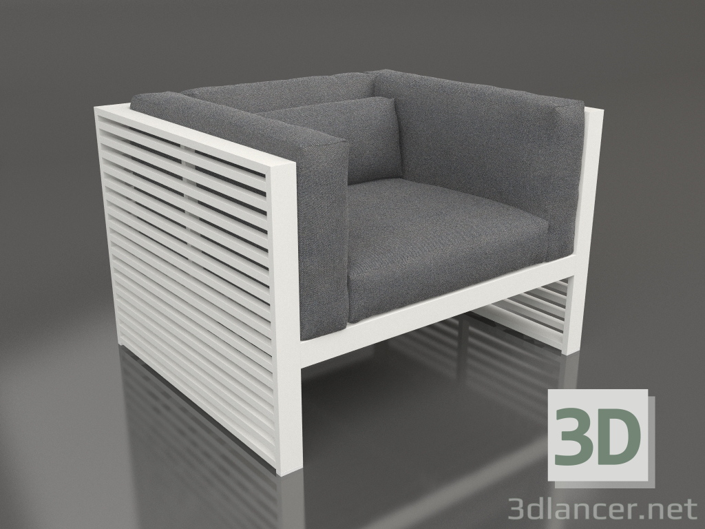 3d model Lounge chair (Agate gray) - preview