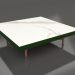 3d model Square coffee table (Bottle green, DEKTON Aura) - preview