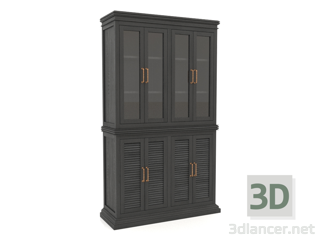 modello 3D Credenza (2 sezioni) - anteprima