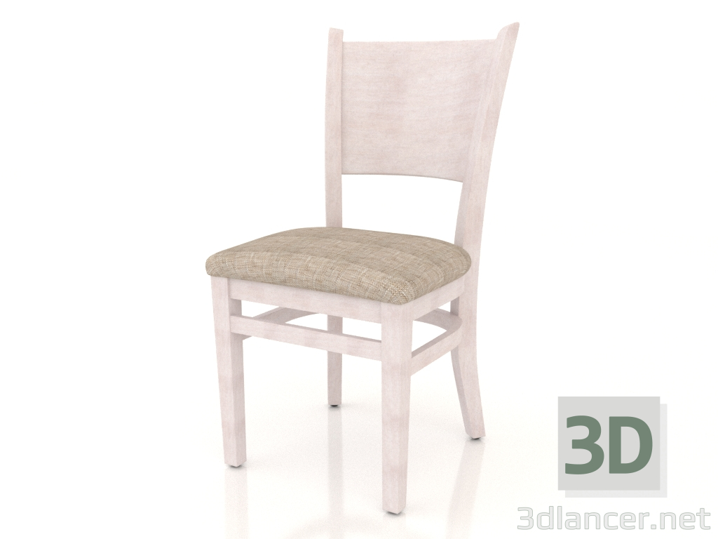 3D modeli Bristol sandalye (Ağartılmış kayın) - önizleme