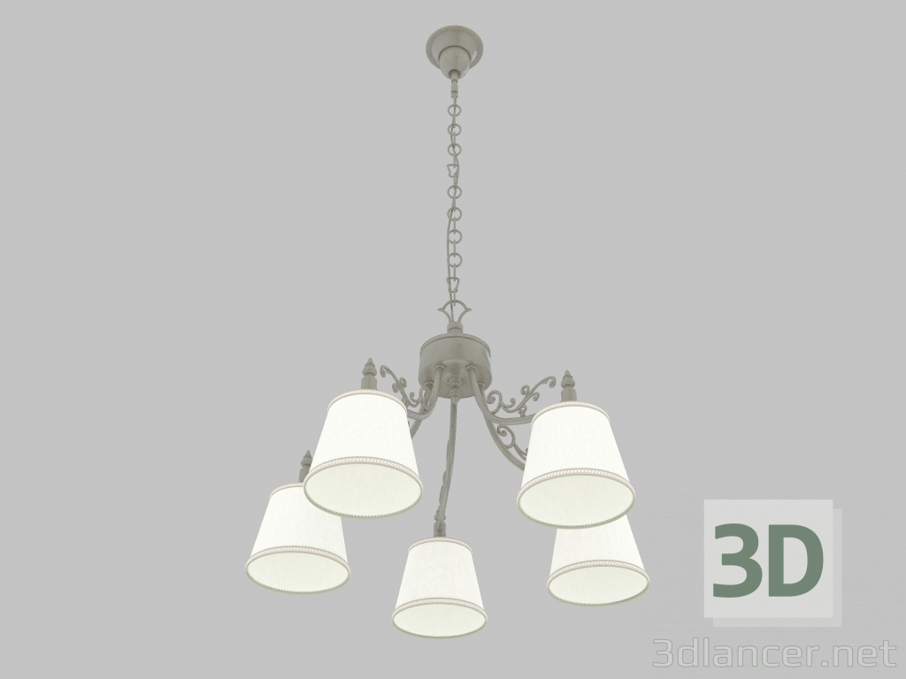 Modelo 3d Chandelier Idilia Favorita (1191-5p) - preview