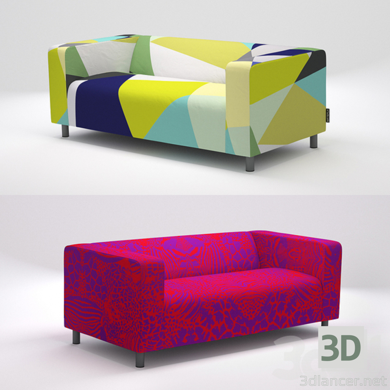 3D Modell Gratis sofa - Vorschau