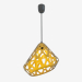 3d model Lamp hanging (Yellow 2.1 black wire dark) - preview