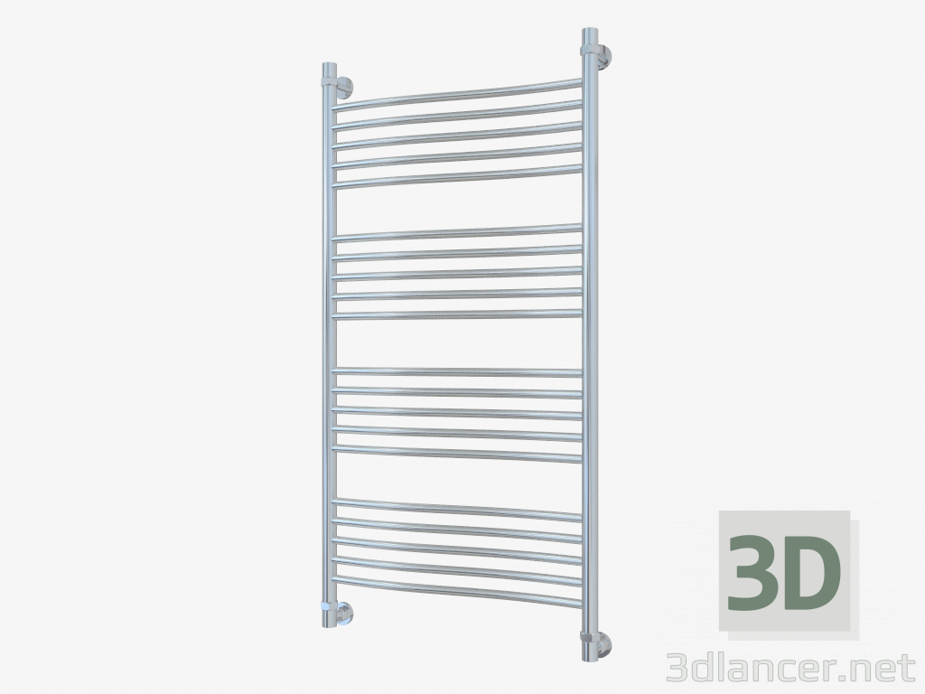 modello 3D Radiatore fluido (1200x600) - anteprima