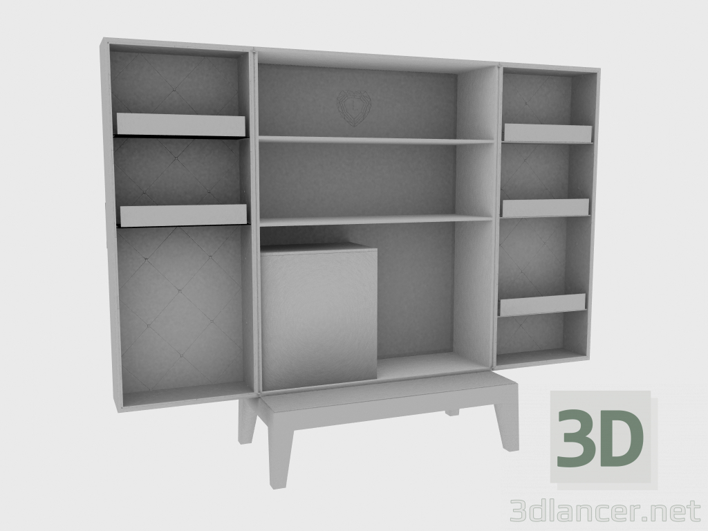 Modelo 3d Armário bar GRANDEUR BAR UNIT (210x57xH165) - preview