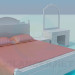 Modelo 3d Definido no quarto - preview