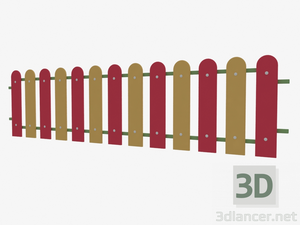 3D Modell Fechten (ohne Gestelle) (10018) - Vorschau