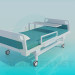 Modelo 3d Cama de hospital - preview