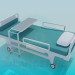 Modelo 3d Cama de hospital - preview