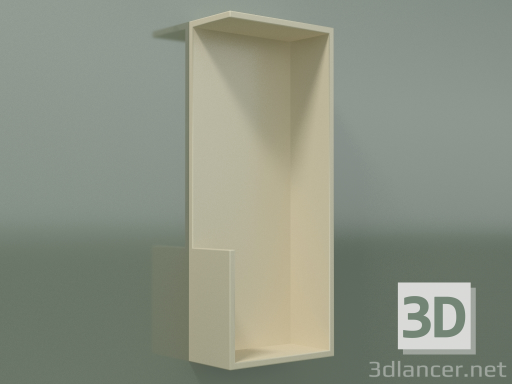 3d модель Вертикальная полка (90U19002, Bone C39, L 24, P 12, H 60 cm) – превью