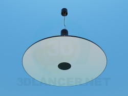 Lampe plate et ronde