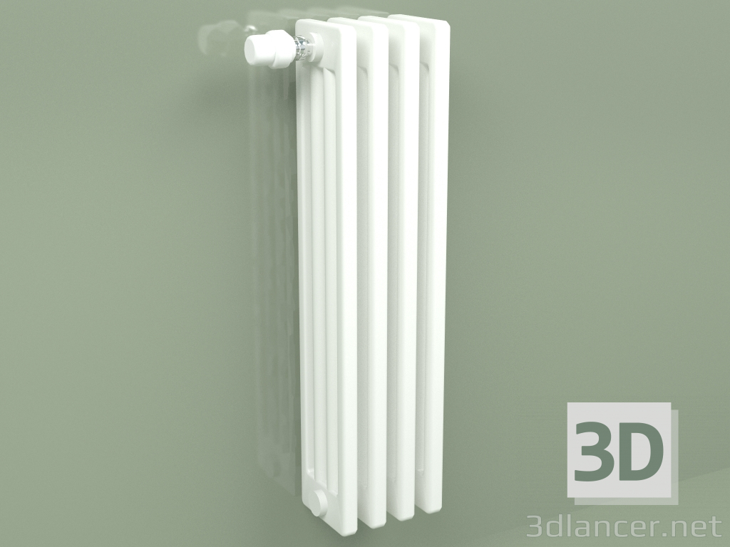 3d model Radiador Delta Laserline (DL4, H 750 mm, RAL - 9016) - vista previa