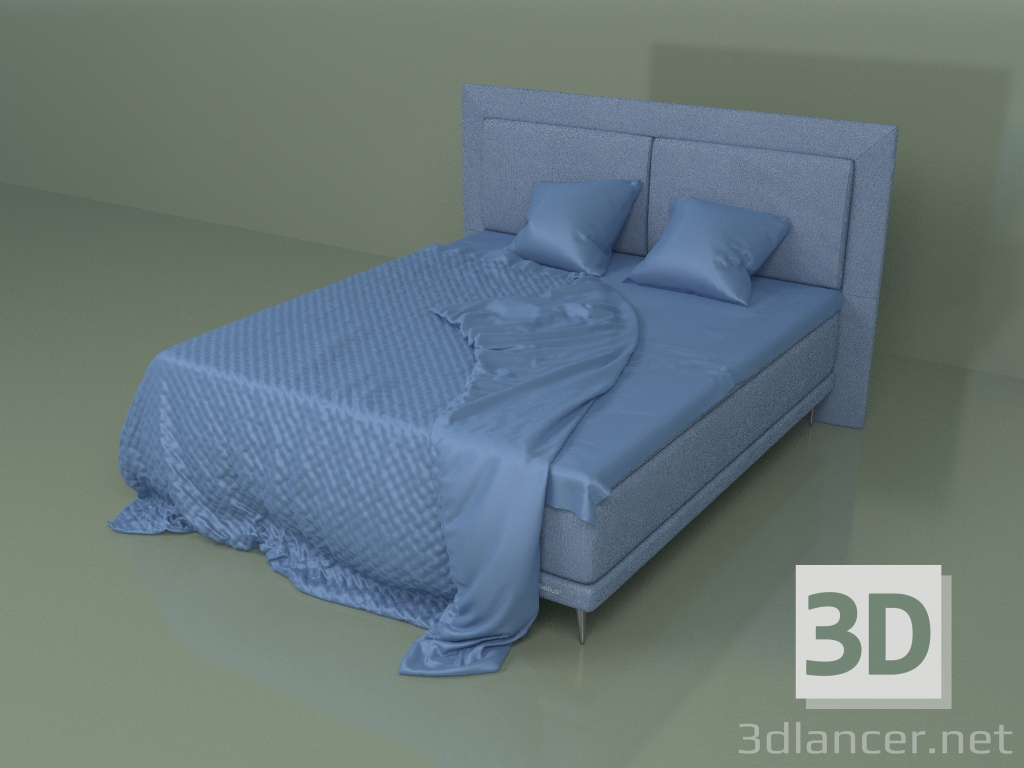 Modelo 3d Cama de casal Continental Galaxy - preview