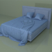 Modelo 3d Cama de casal Continental Galaxy - preview