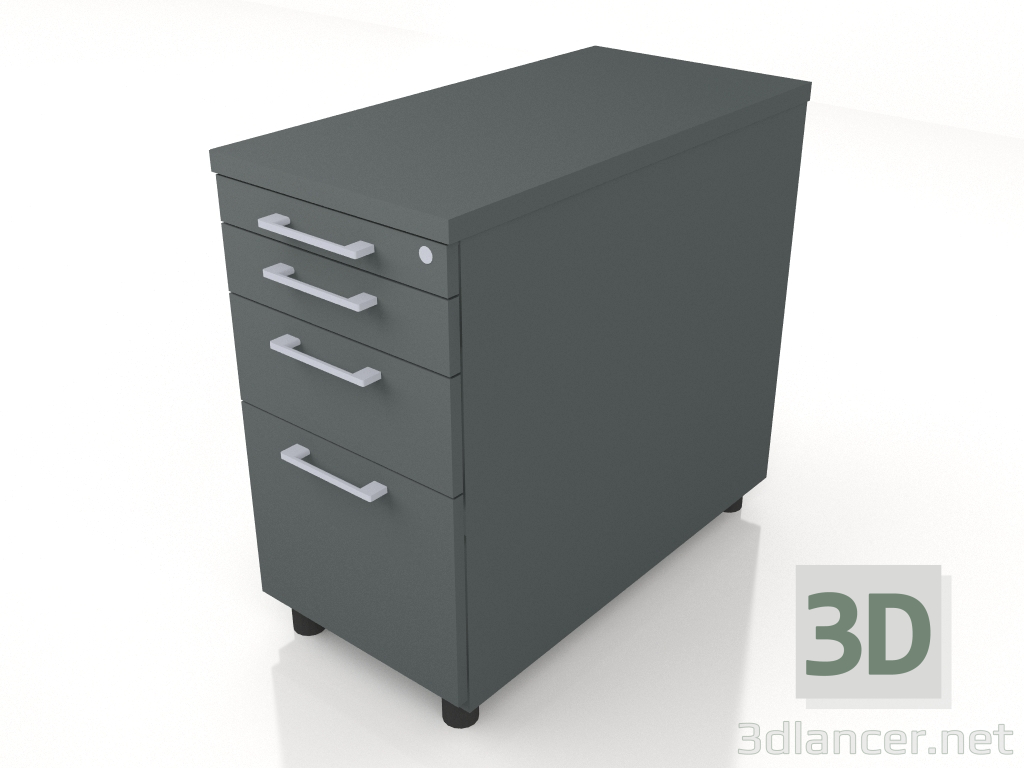 3d model Pedestal estacionario Estándar KRT73 (402x800x740) - vista previa