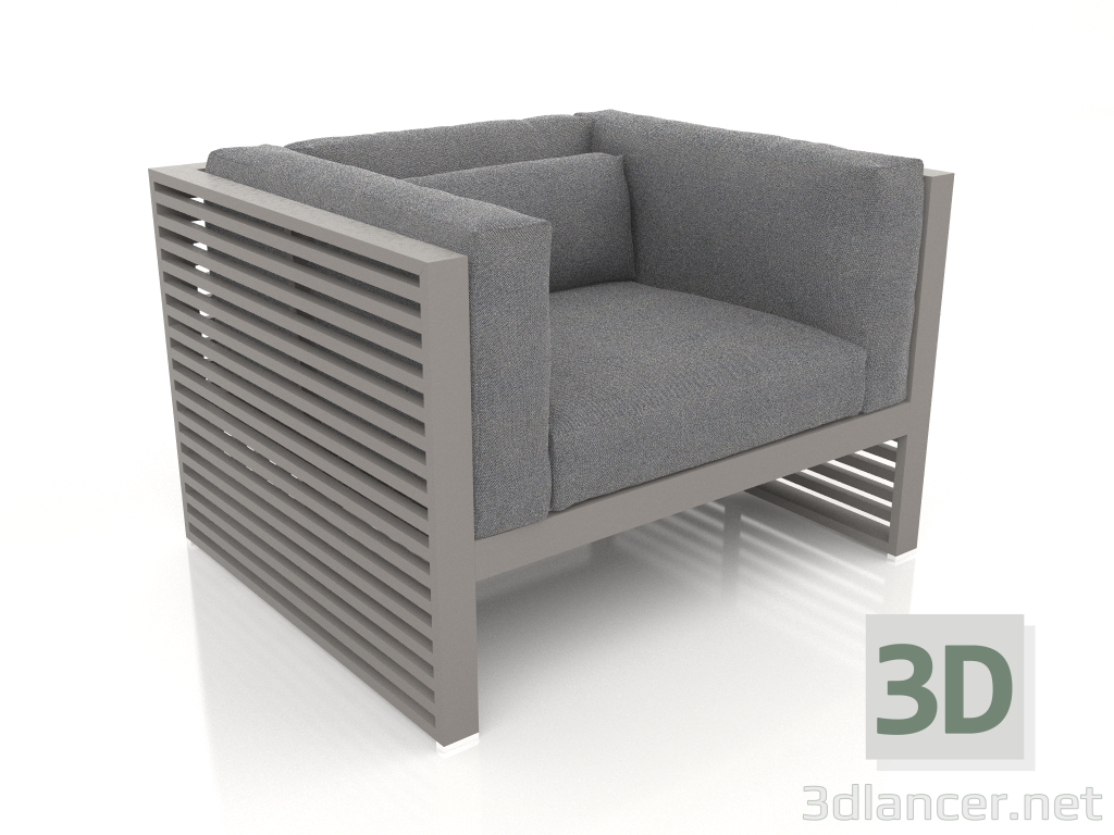 3D Modell Loungesessel (Quarzgrau) - Vorschau