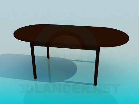 3d model Table without corners - preview