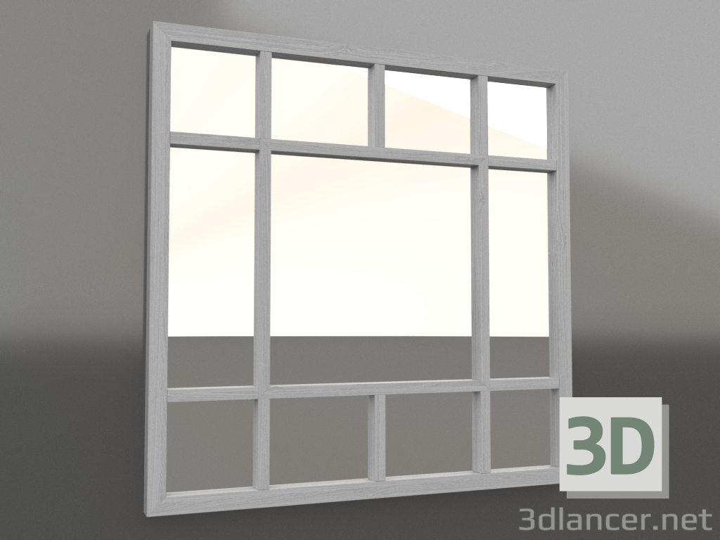 3d модель Дзеркало 1 (білий RAL 9010) – превью 3d модель Дзеркало 1 (білий RAL 9010) – превью