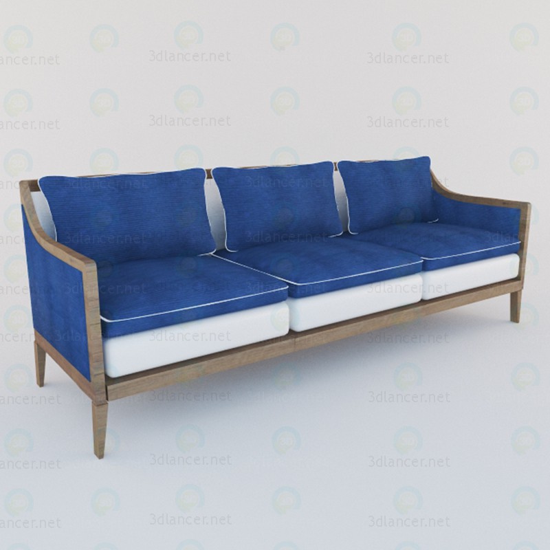 3D modeli Classic sofa - önizleme