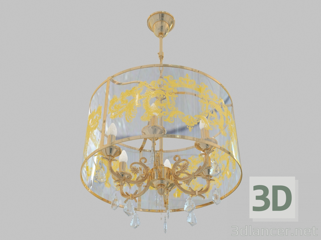 Modelo 3d Chandelier Carmen Favorita (1108-6pc) - preview