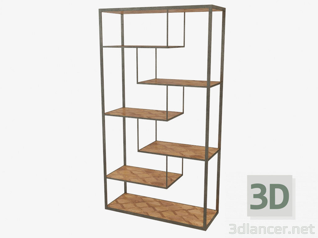 3d model Shelf MILBURN BOOKSHELF (502.010) - preview