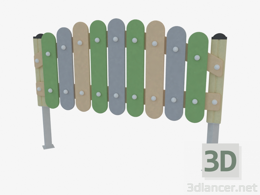 Modelo 3d Esgrima (sem cremalheiras) (10017) - preview