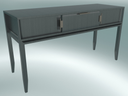 Console con 3 cassetti (Rovere grigio)