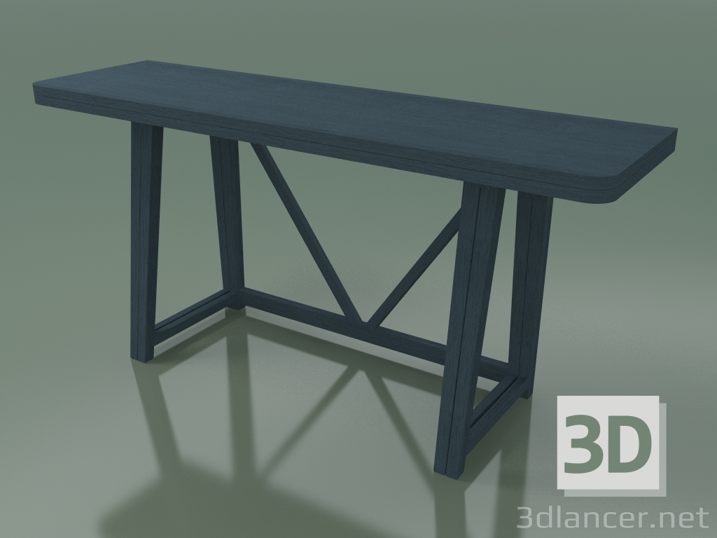 3d model Mesa consola plegable (51, azul) - vista previa