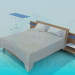 3d model Double bed - preview