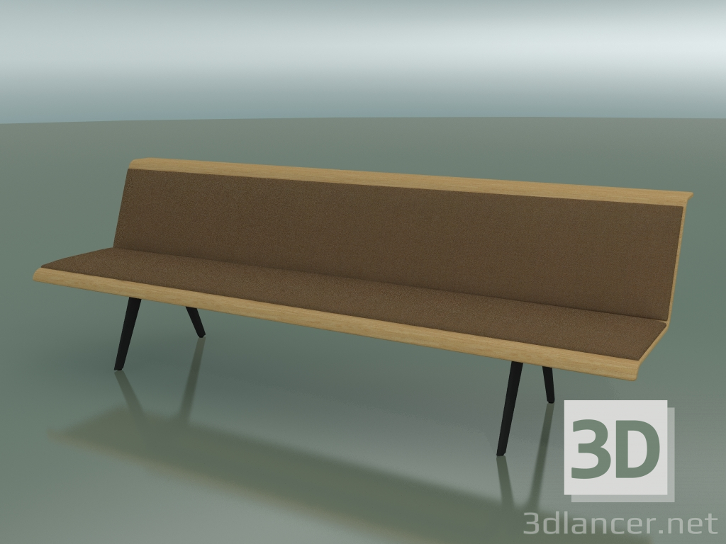 3d model Central module Waiting 4501 (L 240 cm, Natural oak) - preview